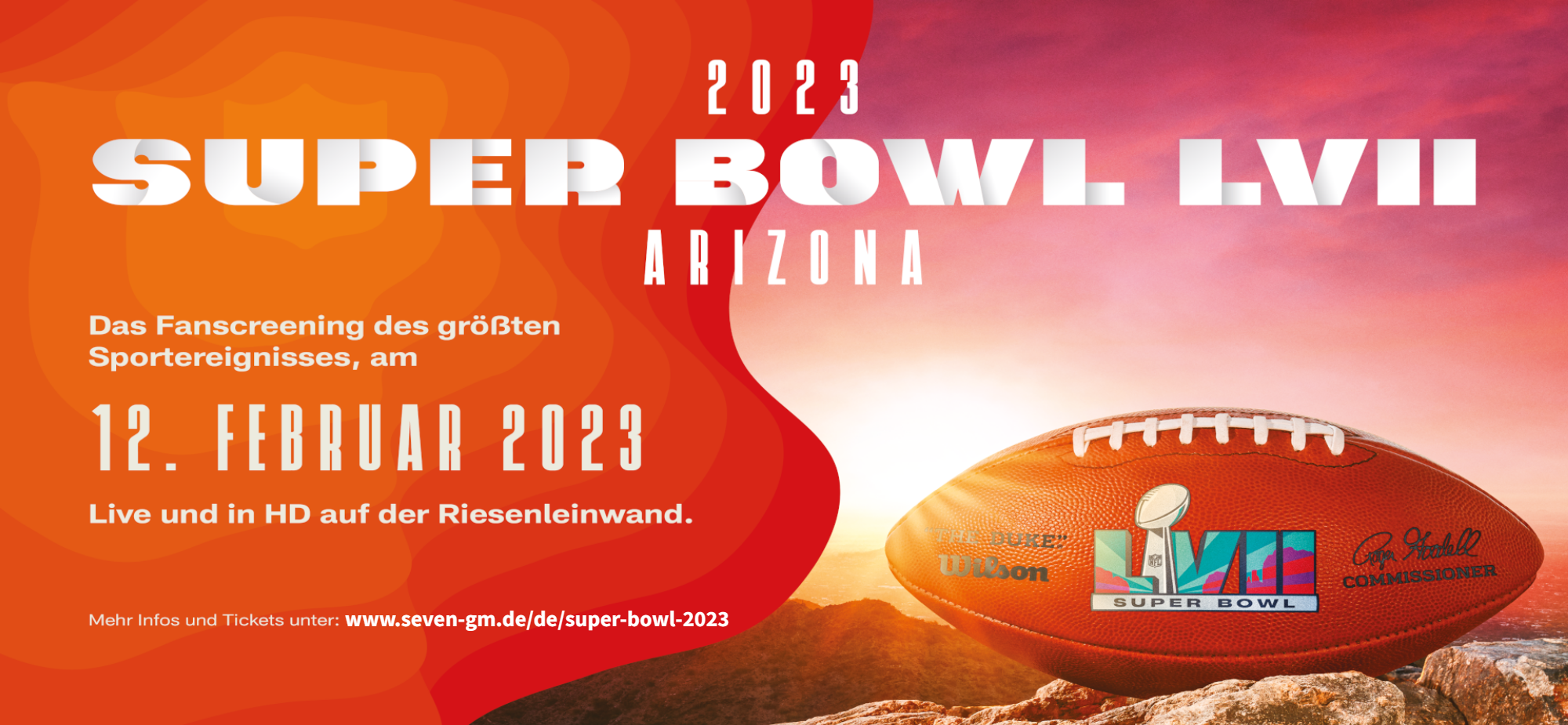 Super Bowl 2023 - hier im SEVEN!
